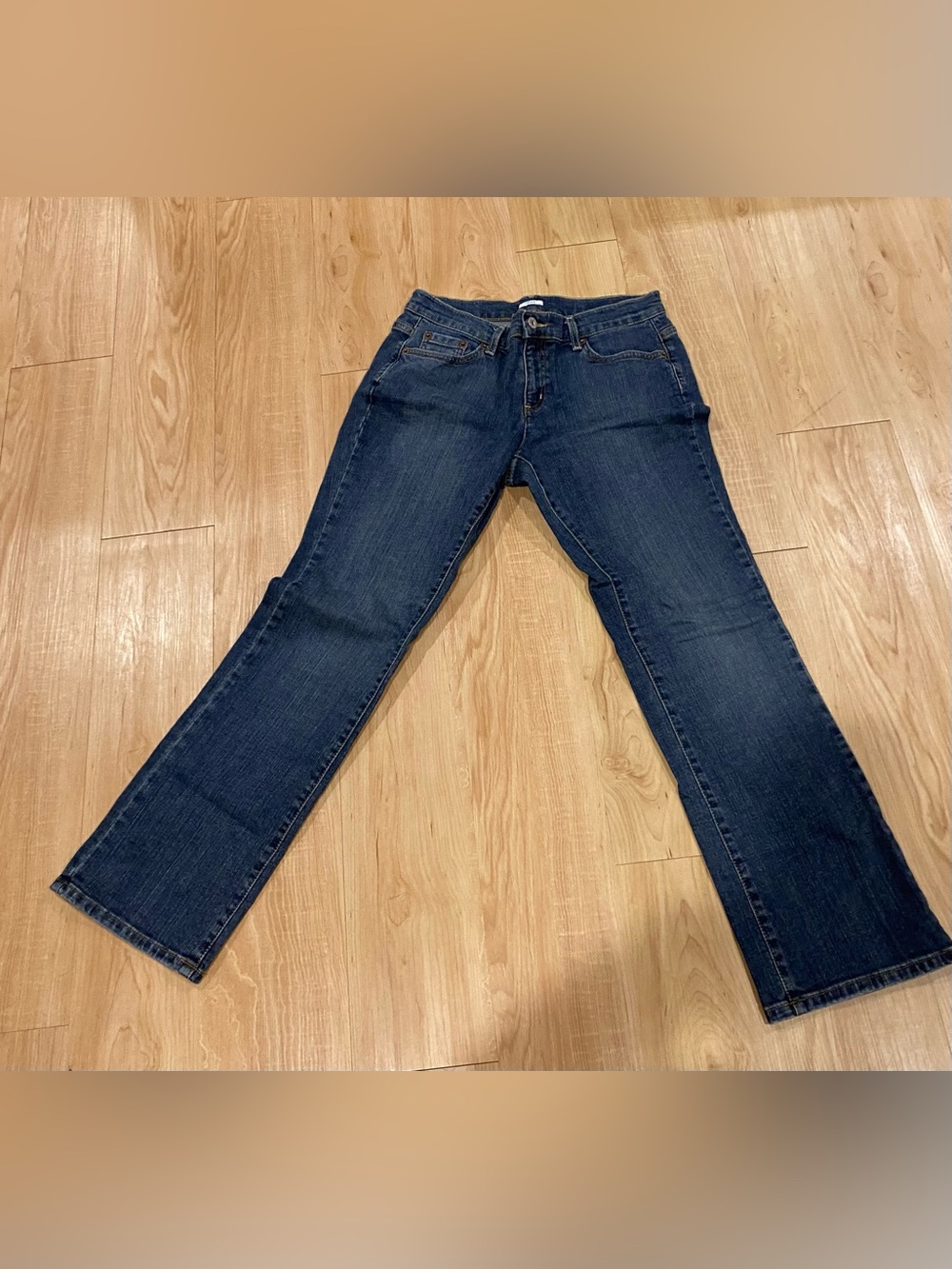 liz & co. Women's Dark Blue Boot-Cut Jeans